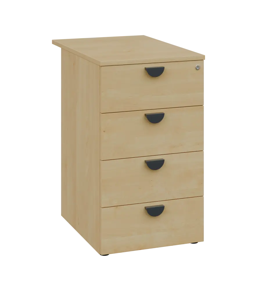 TKC - 71 kontejner přístavný, 4-zásuvkový, deska 18 mm, centrální zámek, javor horský